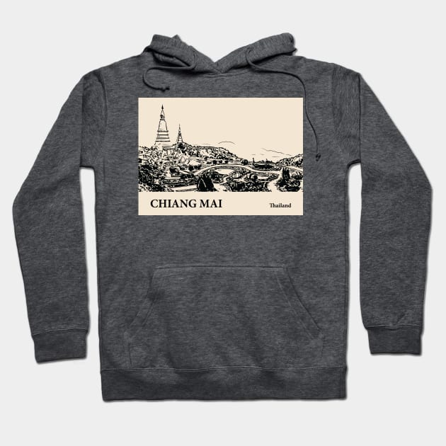 Chiang Mai - Thailand Hoodie by Lakeric